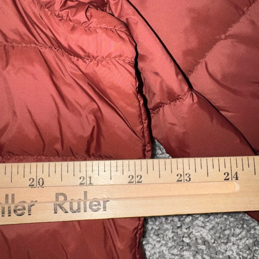 Eddie Bauer Packable Down Jacket Mens 650 Fill StormRepel Red Medium NEW